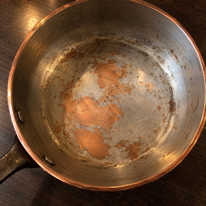 "The tin wears through"