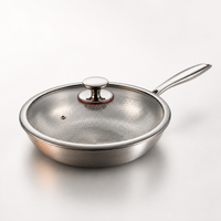 Titanium Uncoated Chef Pan