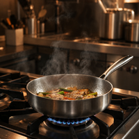 Titanium Uncoated Chef Pan