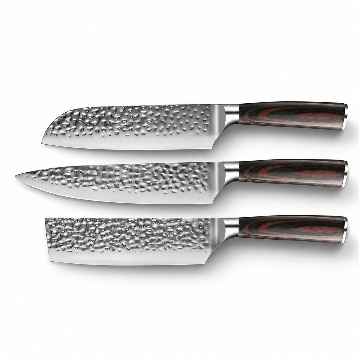 Titanium Hammered Set