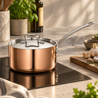 Real Copper Deep Chef Pan