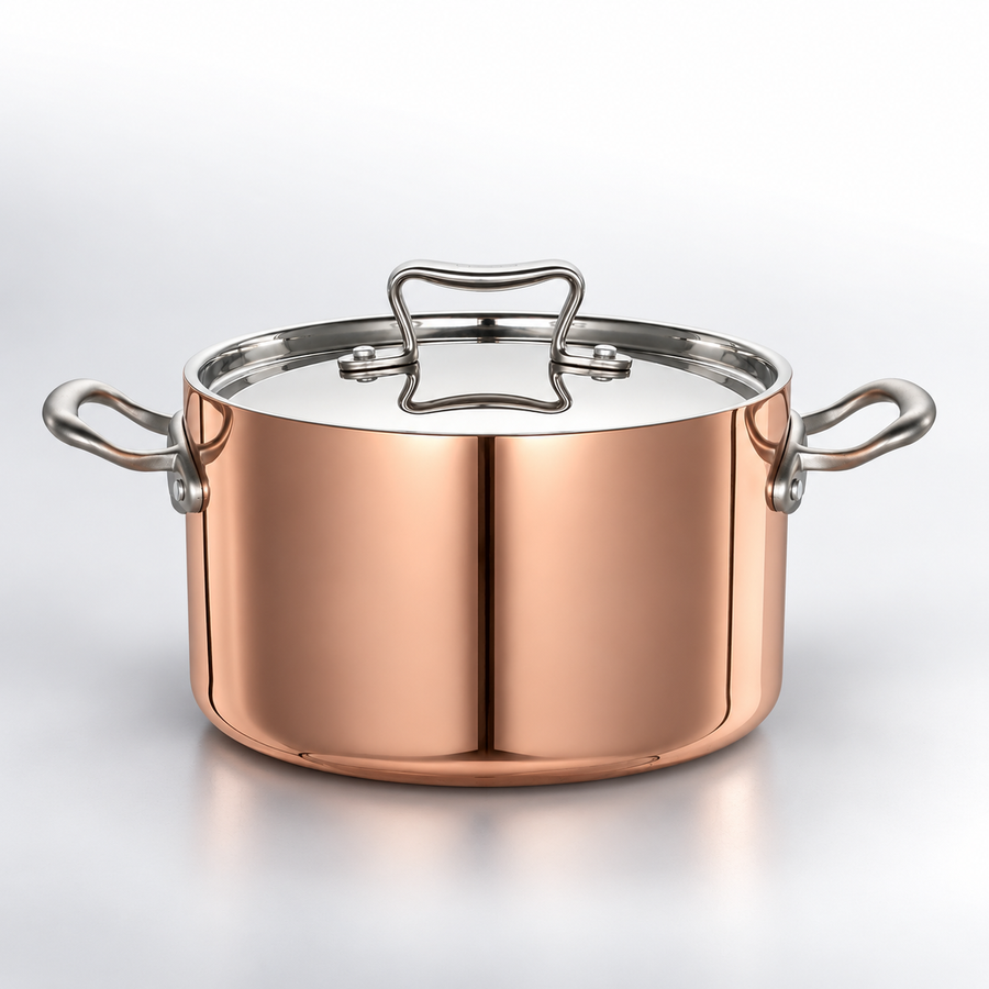 Real Copper Stock Pan