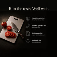 Real Titanium Cutting Board