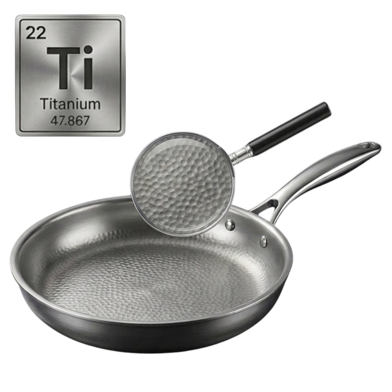 Pure titanium, not coated