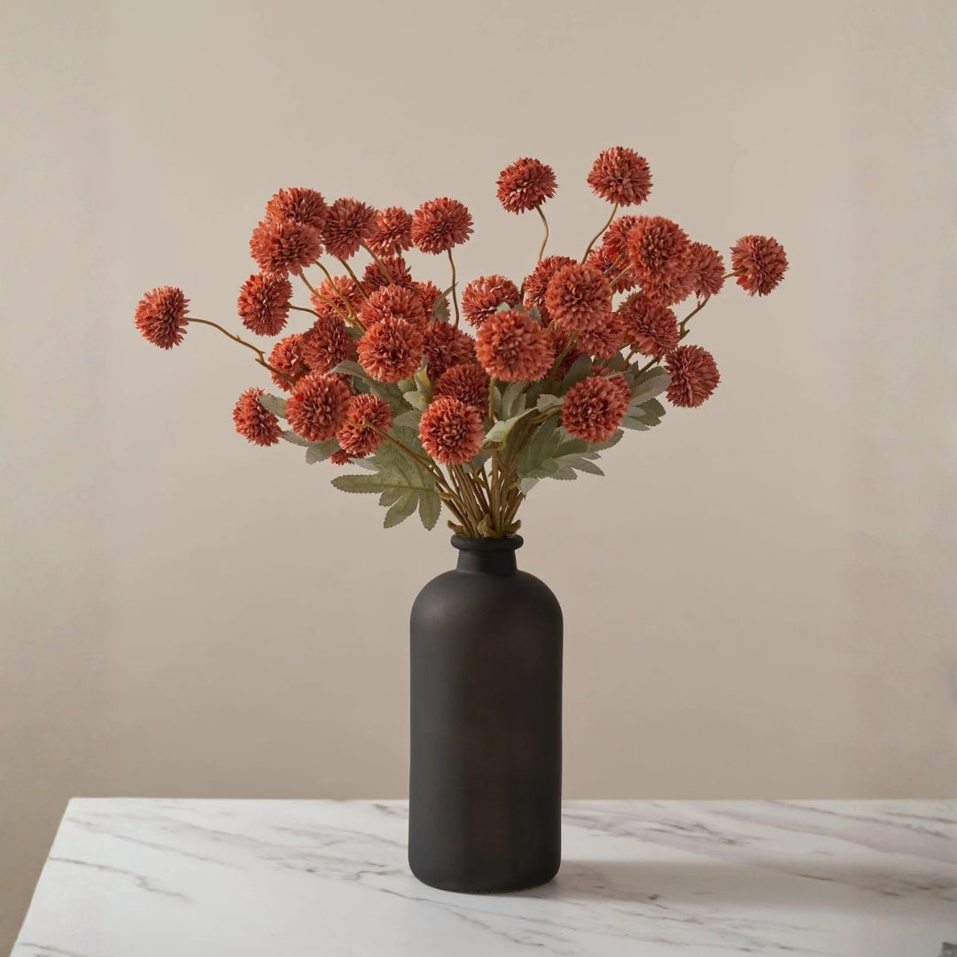 Kiku Flower - Winter Red