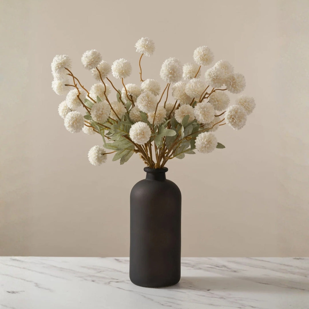 Kiku Flower - Mist White