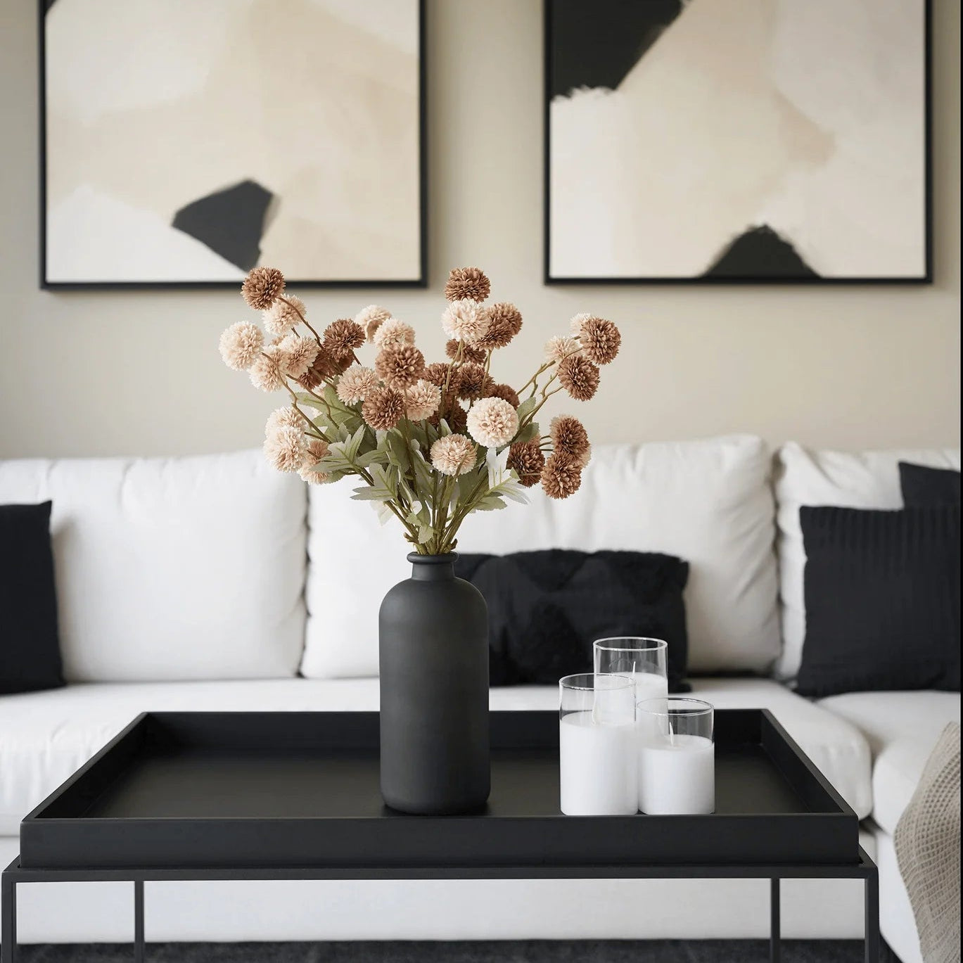 Kiku Flower - Soft Neutrals