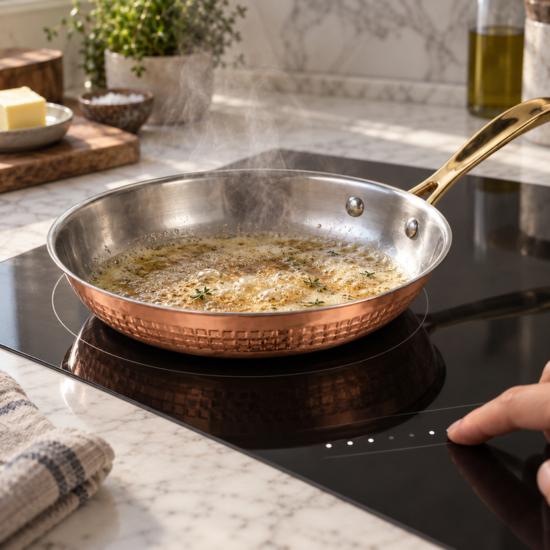 Works on induction, and why that matters here
