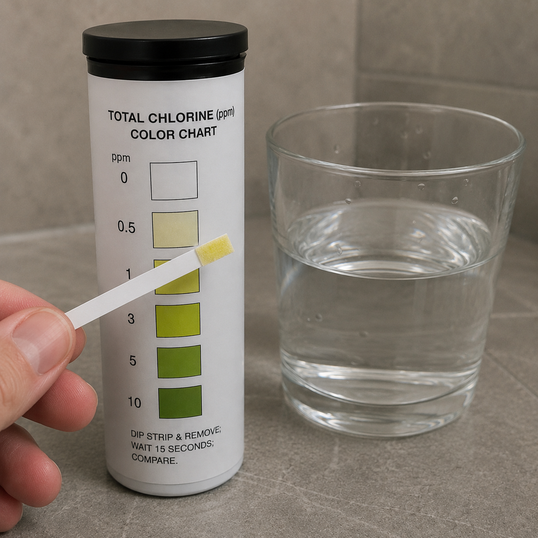 Why a chlorine strip tells the truth